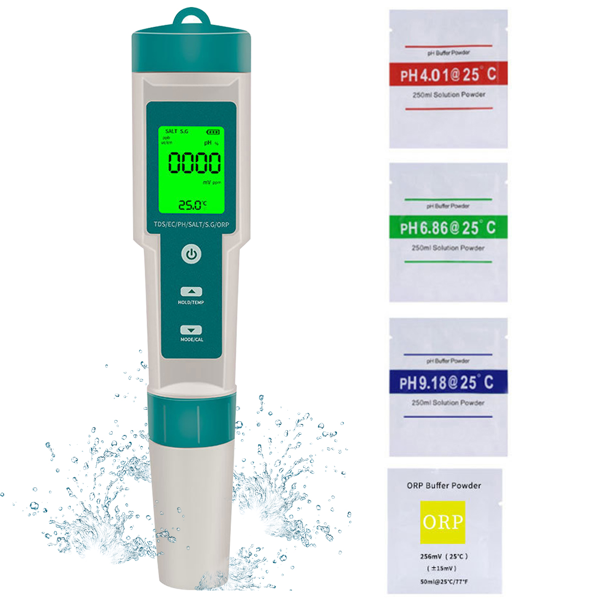 Ph Meter Digital Water Tester - Pengukur PH Digital 7 In 1,