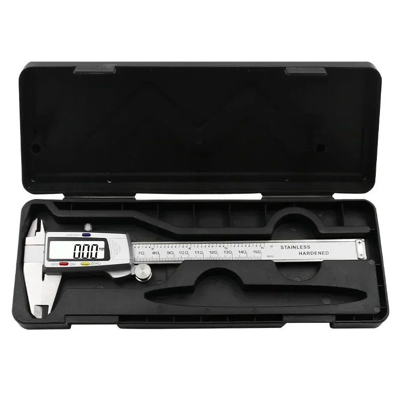 Digital Caliper 150Mm Stainless Steel - Alat Ukur Vernier Caliper Digital Baja
