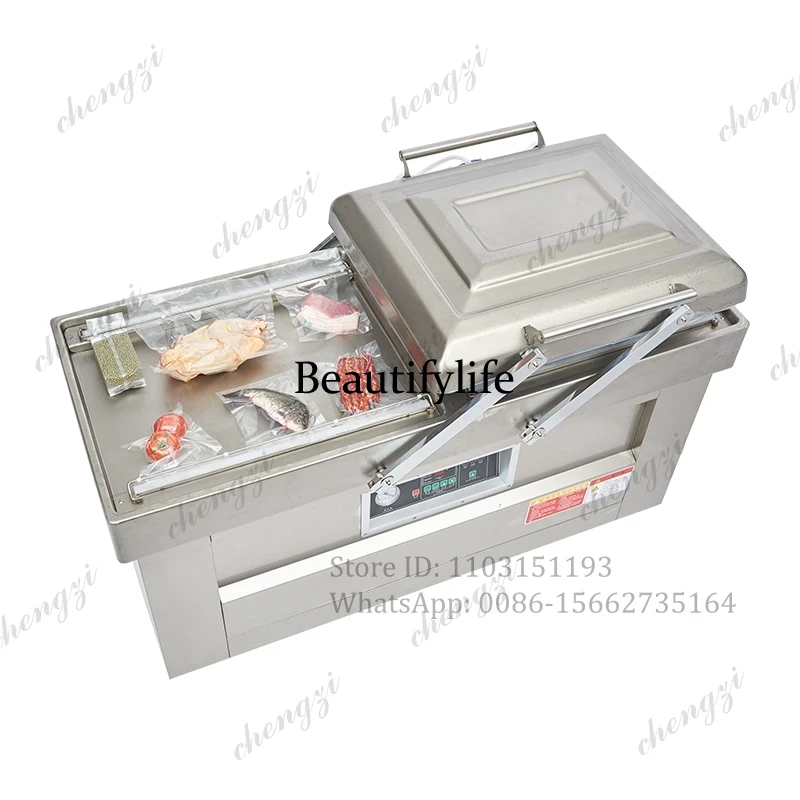 Packaging - Mesin Pengemas Vakum Semi-Otomatis dengan Dua