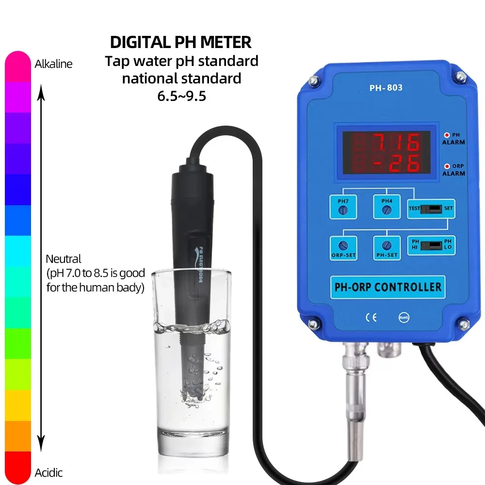 Pengontrol pH Digital, Alat Uk - Ph Meter Digital Water Tester ulasan dan harga