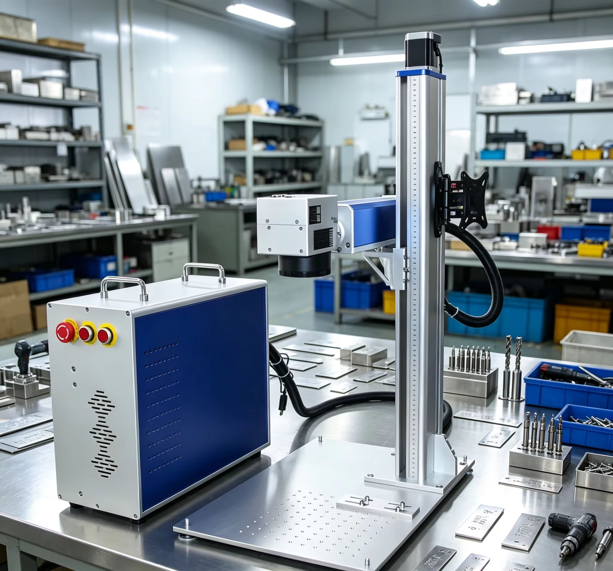 Mesin Penanda Laser Serat 30W  - Fiber Laser Marking Machine 30W ulasan dan harga