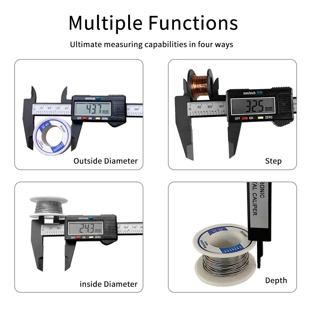 Kaliper Digital Serat Karbon 1 - Digital Caliper 150Mm Stainless Steel ulasan dan harga