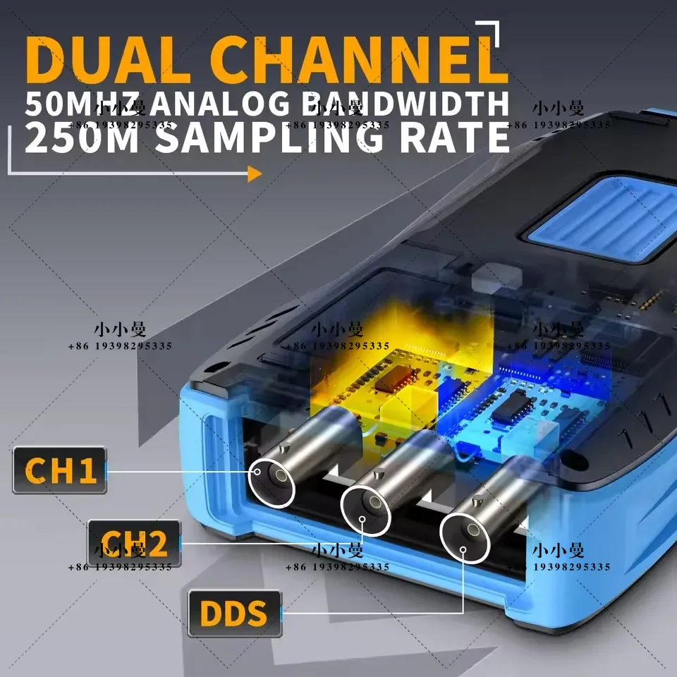 FNIRSI 2C23T10MHz, 2C53T 50MHz - Fnirsi Digital Oscilloscope Handheld ulasan dan harga